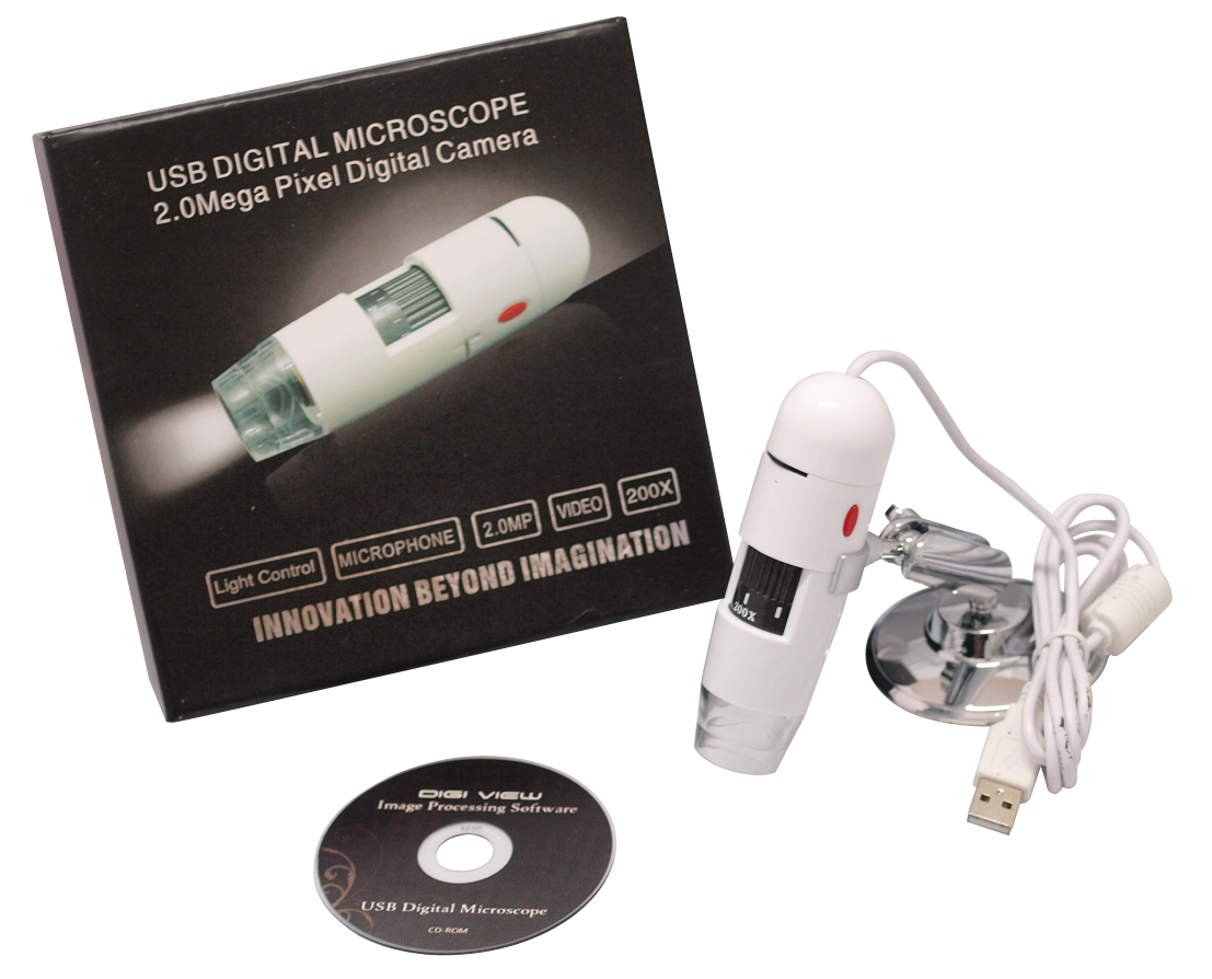 Acheter Microscope USB 2 MP Zoom numérique (max.) : 200 x